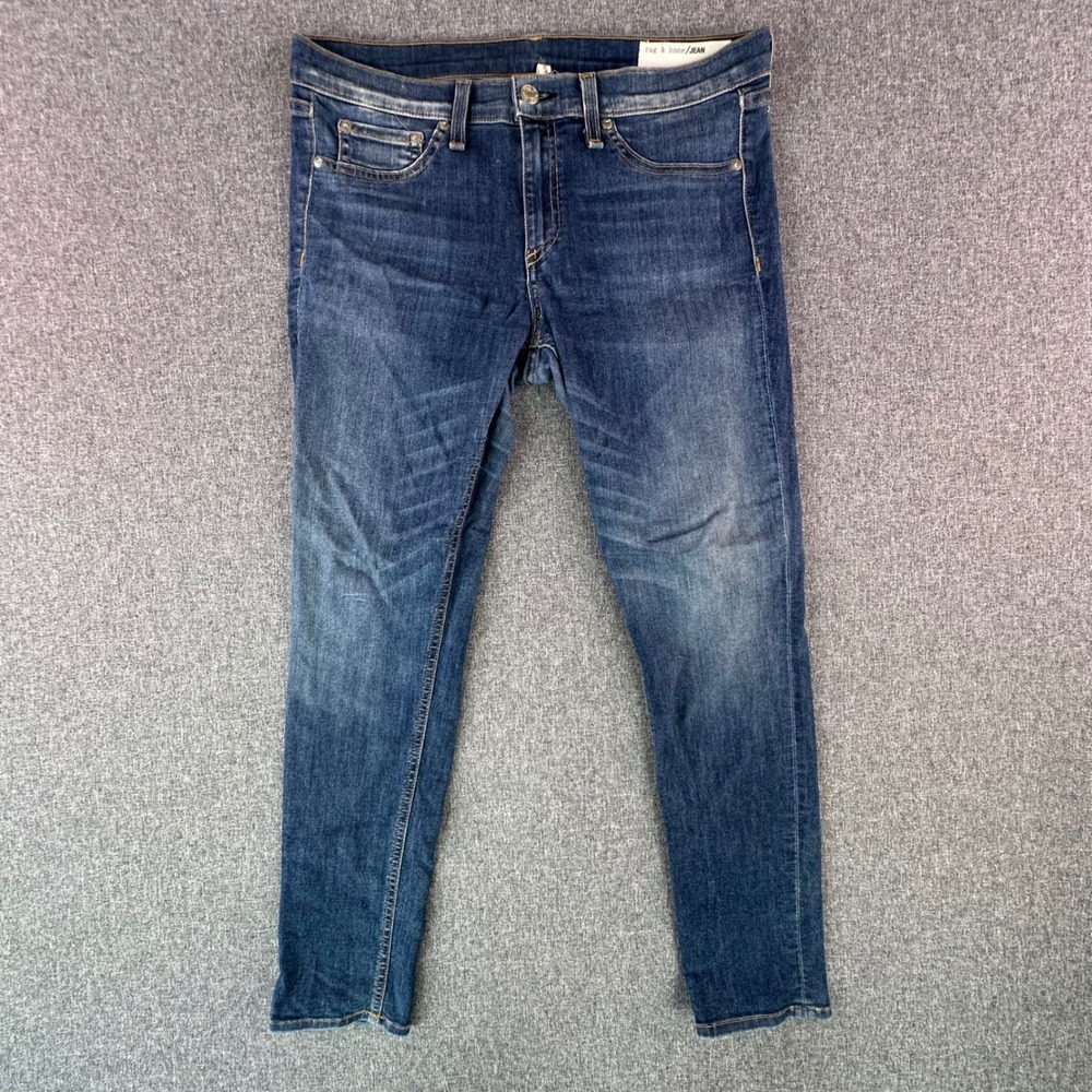rag & bone Jeans Womens 31 Capri Rae Dark Wash Skinny W1526K122RAE USA Made
